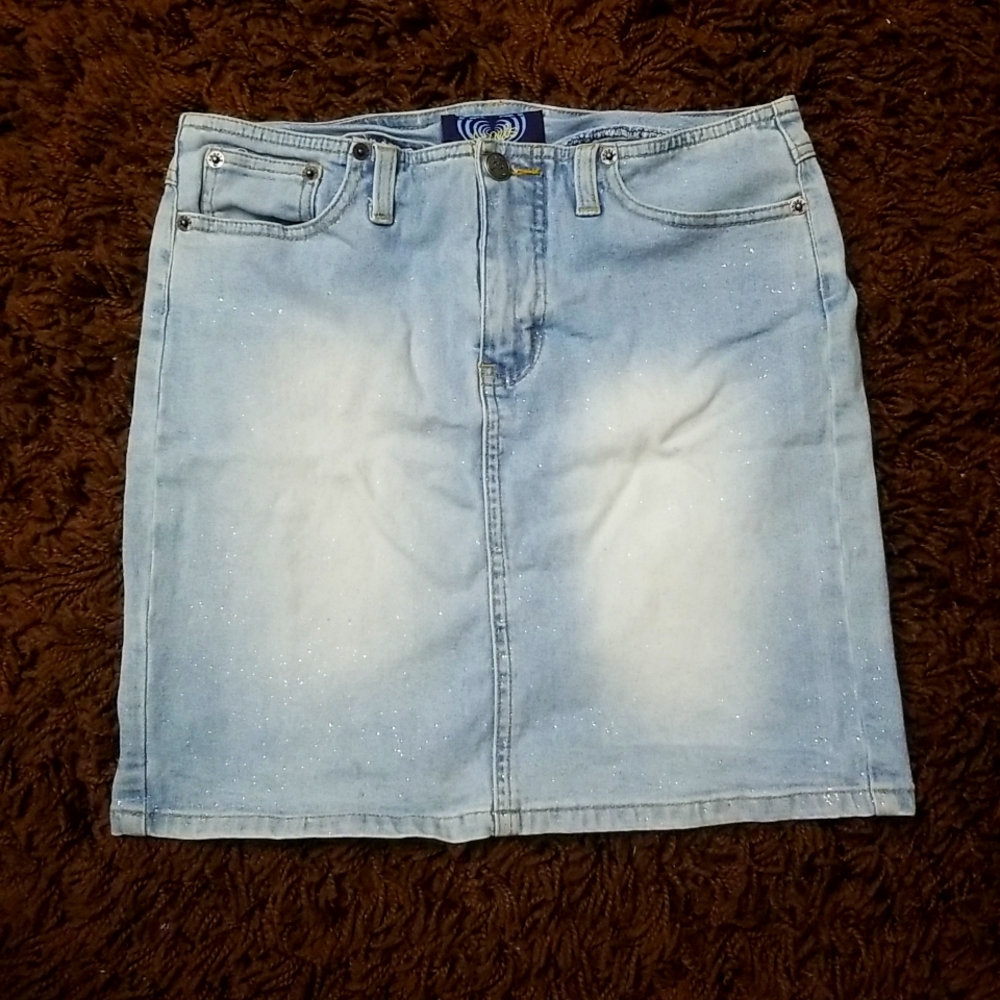 Angels Jean Skirt
